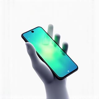 An infographic-style visualization of human thumb reach on a smartphone screen showing accessible zones