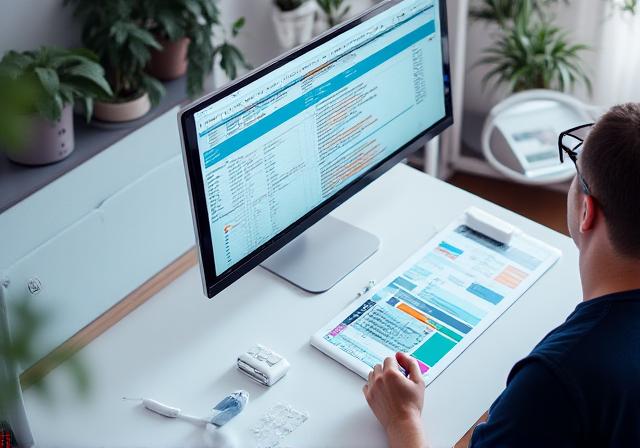 Creative design studio desktop with high-end UI prototypes